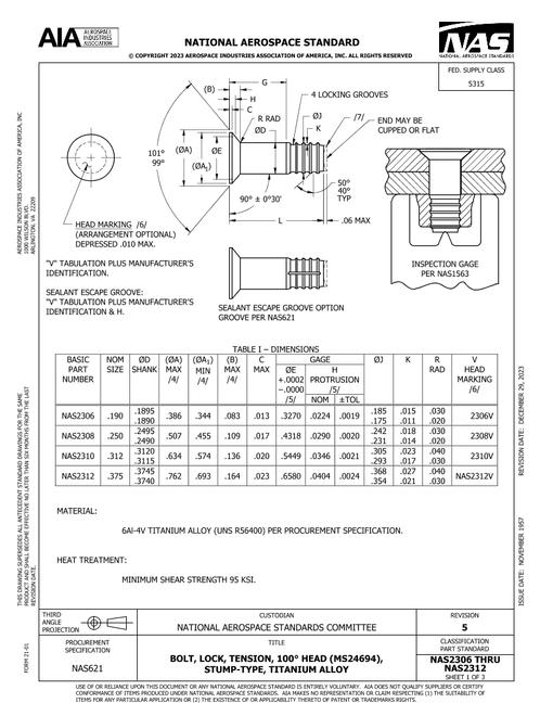 AIA NAS2306-2312