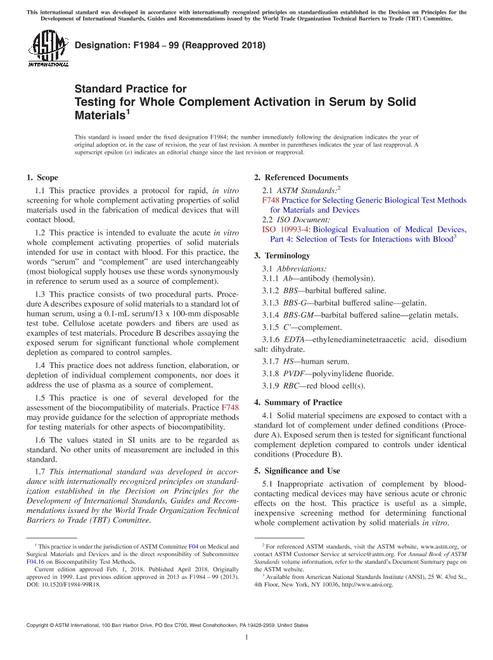 ASTM F1984-99(2018)