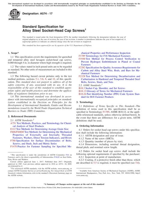 ASTM A574-17