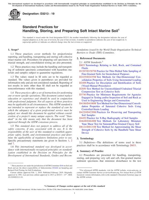 ASTM D3213-19