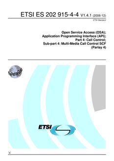 ETSI ES 202 915-4-4