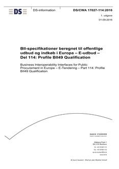 DANSK DS/CWA 17027-114