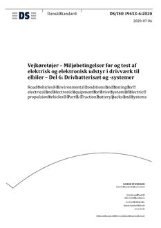 DANSK DS/ISO 19453-6