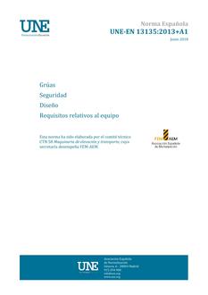 AENOR UNE-EN 13135+A1