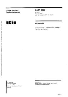 DANSK DS/EN 2063