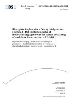 DANSK DS/ISO 7206-10