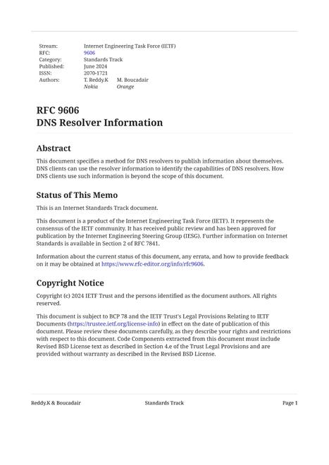 IETF RFC 9606