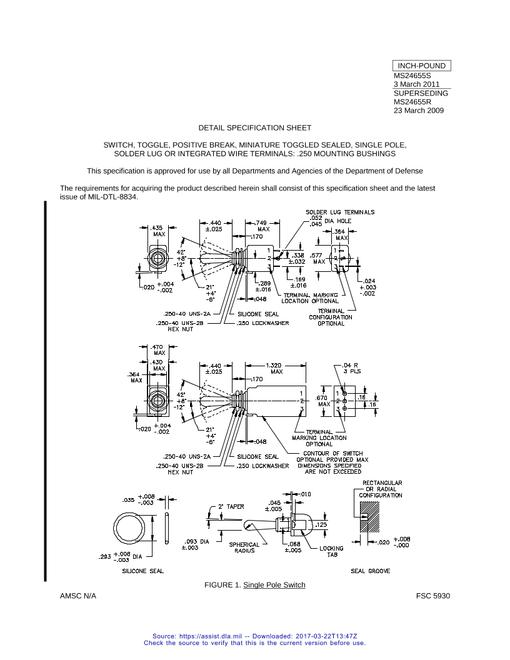 MIL MS24655S