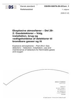 DANSK DS/EN 60079-29-2