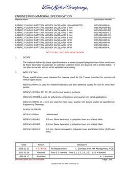 FORD WSS-M1H699-A