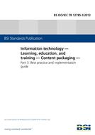 BS ISO/IEC TR 12785-3:2012