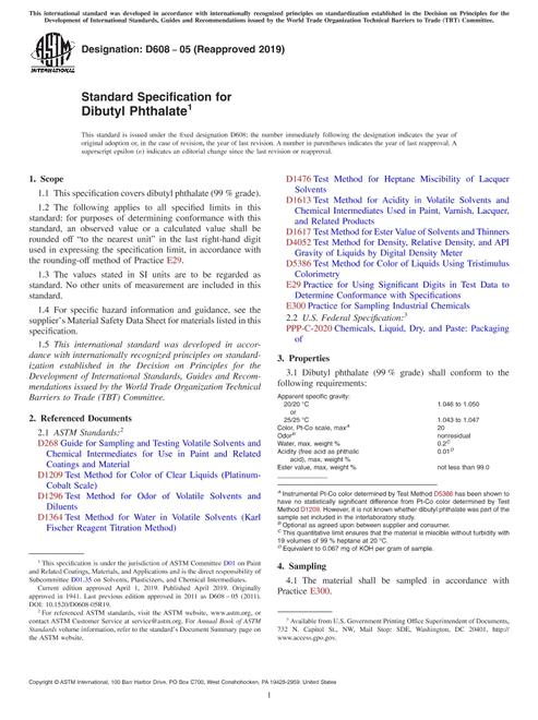 ASTM D608-05(2019)