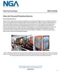 Glass for Personal Protective Barriers (Glass Technical Paper FB65-20)