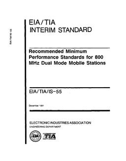 TIA EIA/TIA/IS-55