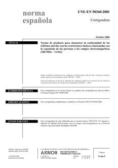 AENOR UNE-EN 50360
