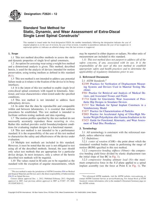 ASTM F2624-12