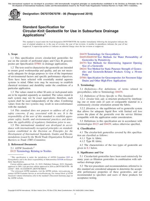 ASTM D6707/D6707M-06(2019)