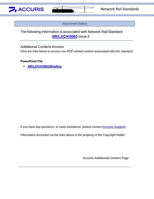 NR NR/L3/CIV/0063 ISSUE 2