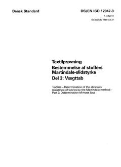 DANSK DS/EN ISO 12947-3