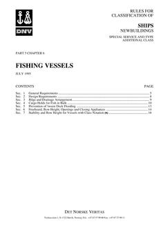 DNV DNV-RU-SHIPS PART 5 CHAPTER 6