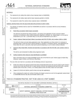 AIA NASM33540