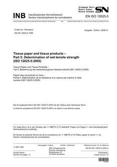 SNV SN EN ISO 12625-5