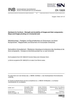SNV SN EN 15828