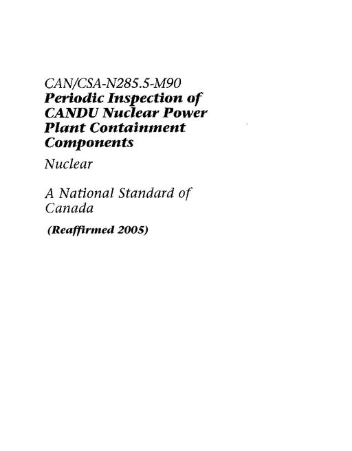 CAN/CSA N285.5-M90 (R2005)