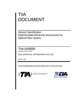 TIA TIA-5430000