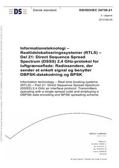 DANSK DS/ISO/IEC 24730-21