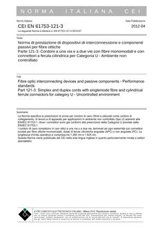 CEI EN 61753-121-3
