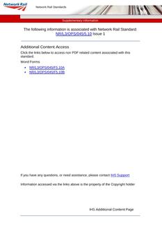 NR NR/L3/OPS/045/5.10 ISSUE 1