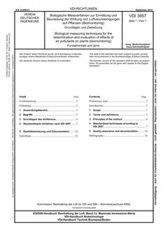 VDI VDI 3957 BLATT 1