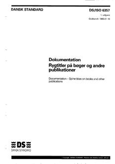 DANSK DS/ISO 6357