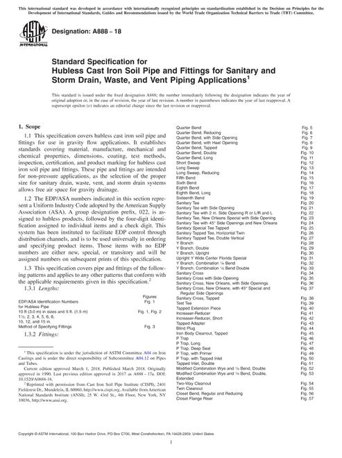 ASTM A888-18