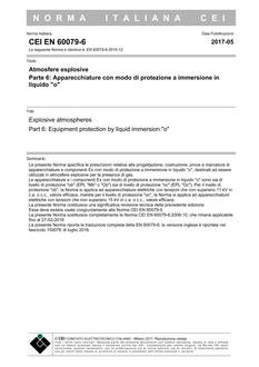 CEI EN 60079-6