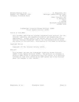 IETF RFC 3928