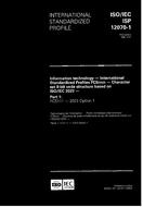 ISO/IEC ISP 12070-1:1996