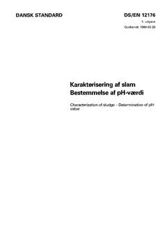 DANSK DS/EN 12176