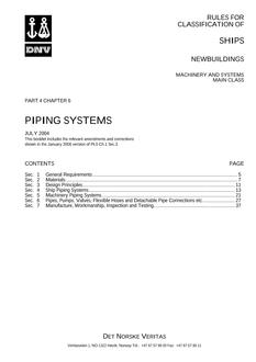 DNV DNV-RU-SHIPS PART 4 CHAPTER 6