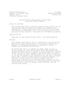 IETF RFC 3459
