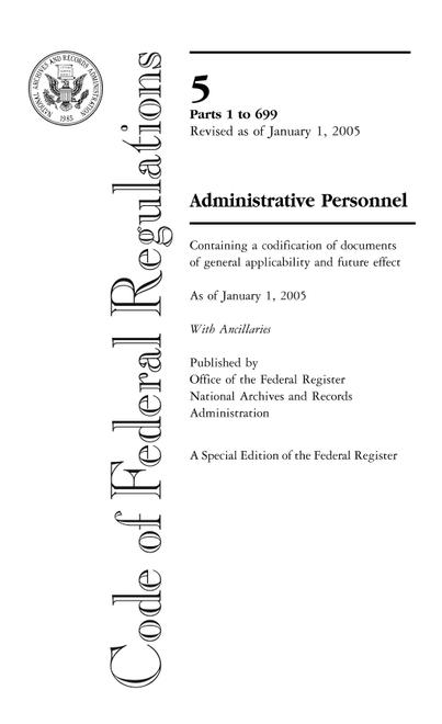CFR 5CFR 1-699