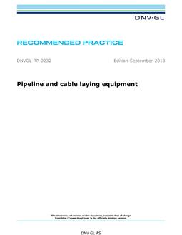 DNV DNVGL-RP-0232