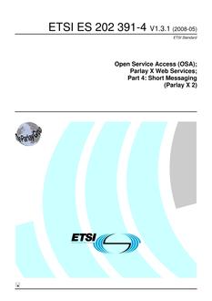 ETSI ES 202 391-4