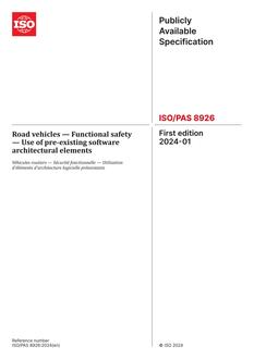 ISO/PAS 8926:2024
