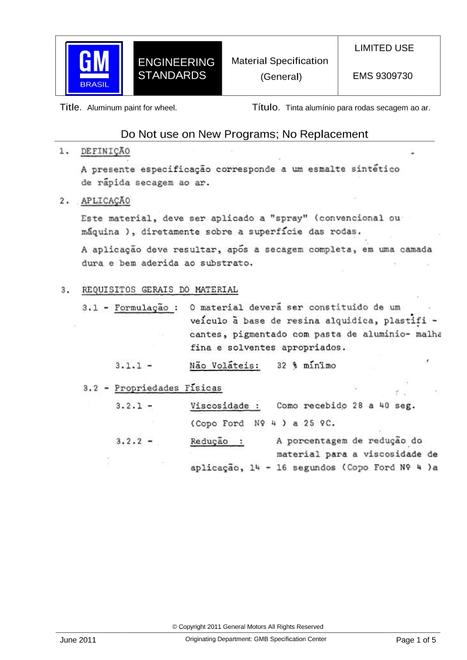 GMSA EMS 9309730