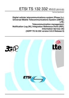 ETSI TS 132 332