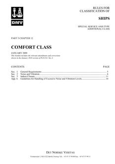 DNV DNV-RU-SHIPS PART 5 CHAPTER 12
