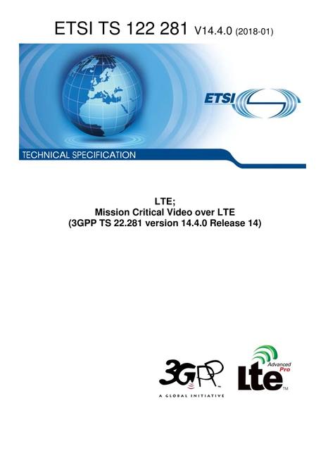 ETSI TS 122 281