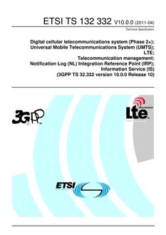ETSI TS 132 332
